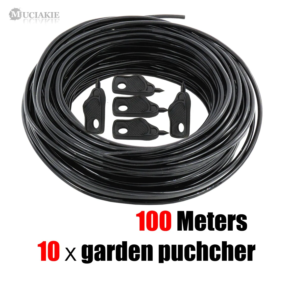 100M 50M 40/30/20M 3/5mm PVC nowy wąż 1/8\'\' ogród mikro rura nawadnianie rura średnica wewnętrzna 3mm wąż do podlewania wodą