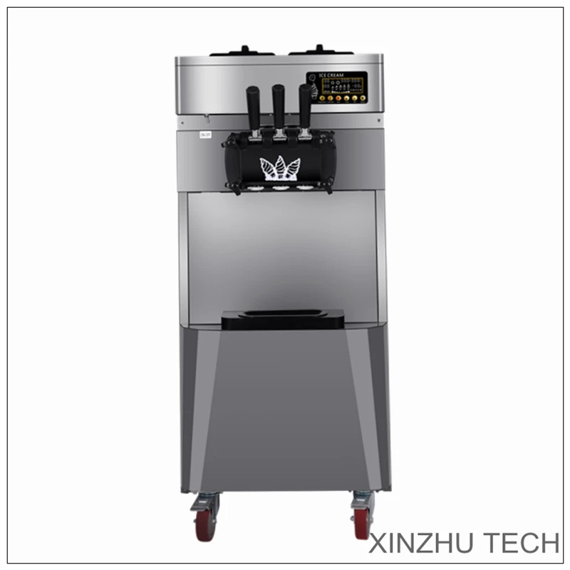 New Professional Ice Cream Machine A360 High-End Desktop Practical Soft Ice Cream Maker 2600W Stainless Steel 26L/H American