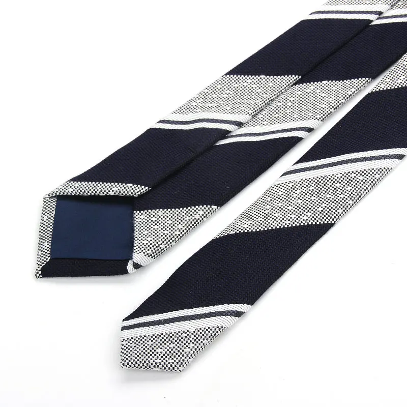 Fashion Tie Classic Men\'s Stripe Necktie Casual Cotton Suits Bowknots Neck Ties Male Business Skinny Slim Ties Colourful Cravat