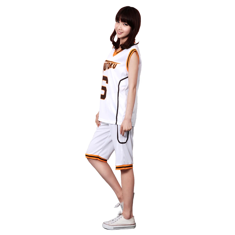 Brdwn Kuroko's Basketball Unisex Takao Kazunari NO.6 Midorima Shintaro NO.10 Shutoku School Cosplay Basketball Uniforms