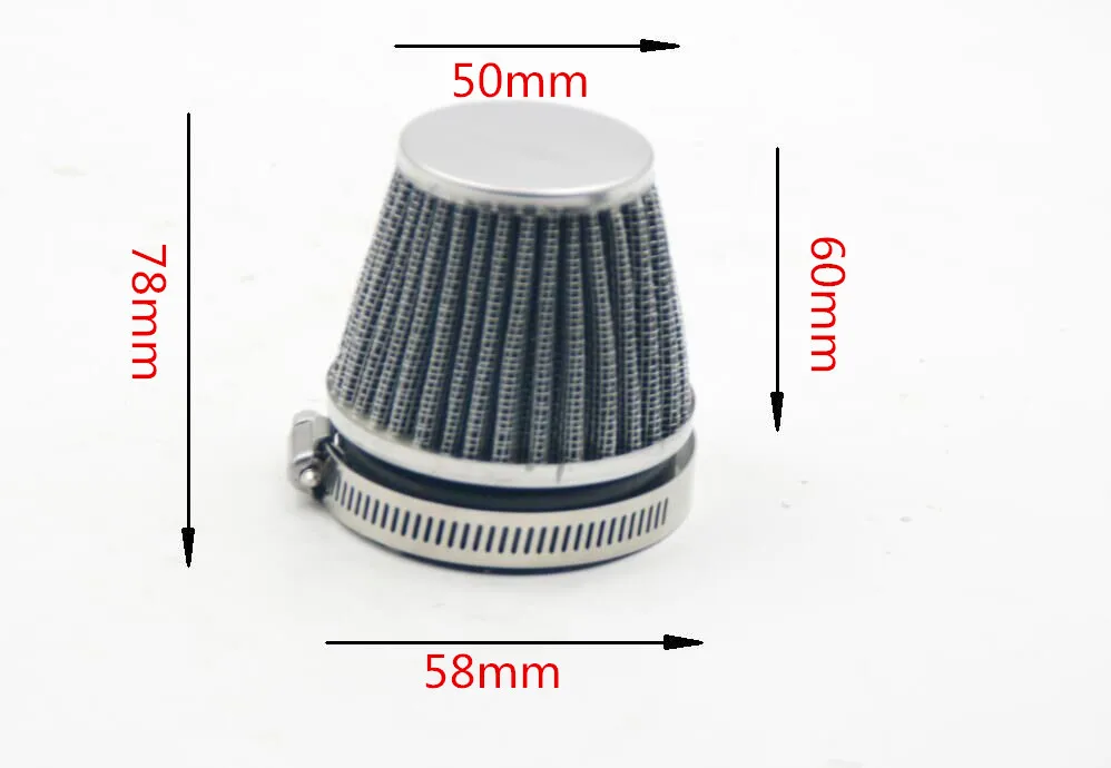 Metal air filter  fit  for Zenoah CY  23cc 26cc 29cc 30.5cc 32cc 45cc  Engines for 1/5 HPI Rovan km Baja 5B 5T 5SC rc car parts