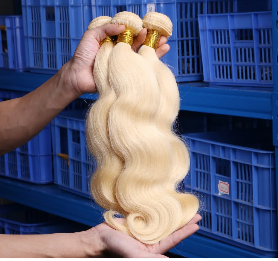Queen Beauty 613 Honigfarbe Blonde Körperwelle Remy Echthaar 4x4 5x5 Malaysischer Spitzenverschluss mit Bündel 8-30 32 34 36 Zoll – Detail 15