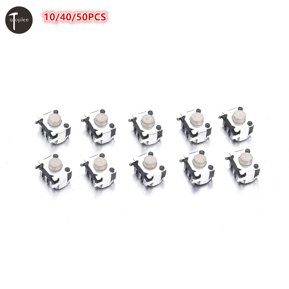 10PCS Mini DC12V 0.5A Switch 3*4*3mm 3Pin Touch Micro Switch Tact Push Button Switches For Controlling Micro-circuits