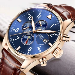 Switzerland I&W Carnival Brand Luxury Automatic Mechanical Men's Watches High Luminous Multi-function Waterproof Clock 8764G-2