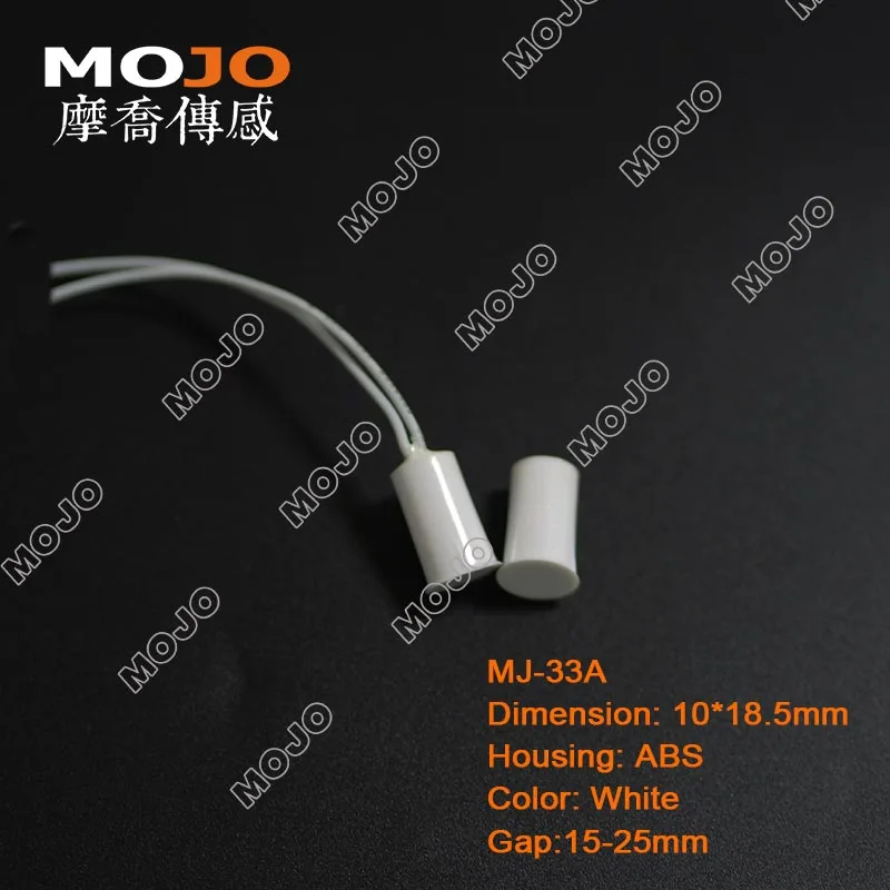 2025 MJ-33A (20 piezas) sensor de interruptor de proximidad tipo N.O sensor de contactos magnéticos Ideal para interruptor de encendido de ventana