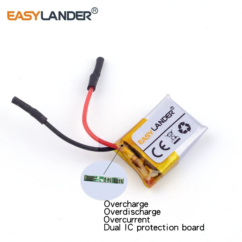 3 قطعة/الوحدة 3.7 فولت ليثيوم أيون بوليمر بطارية قابلة للشحن 231112 15 مللي أمبير سماعة بلوتوث بطارية بوليمر