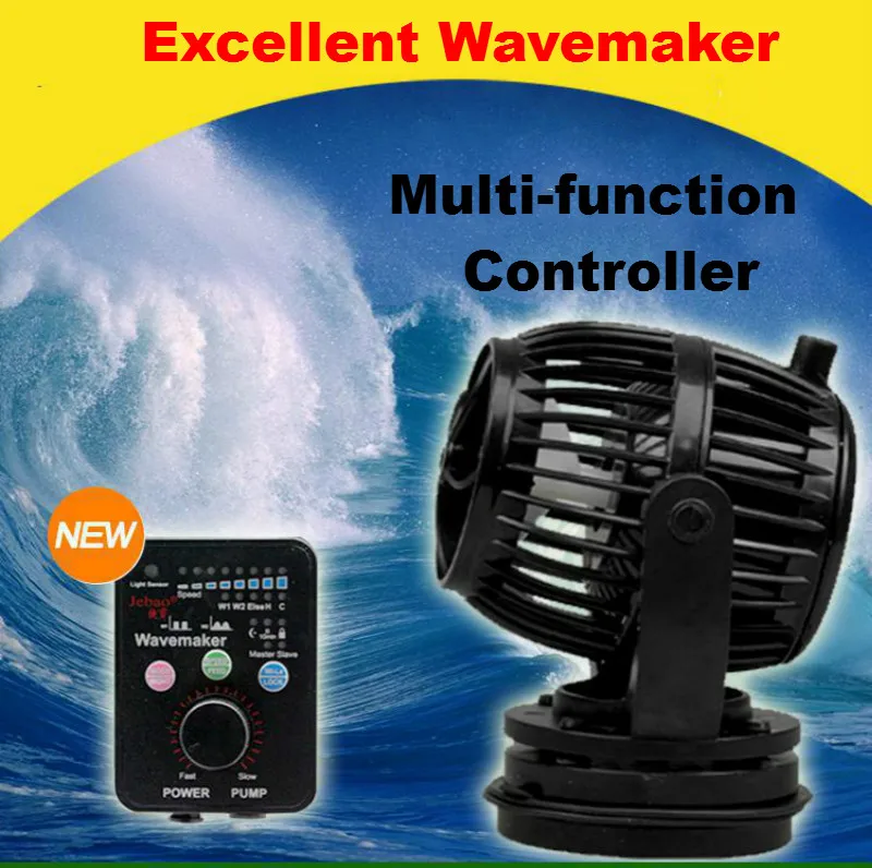 New 23W RW-8 Aquarium Wireless Linkage Master/Slave Control Wavemaker Fish Tank Water Pump Circulation Flow Maker