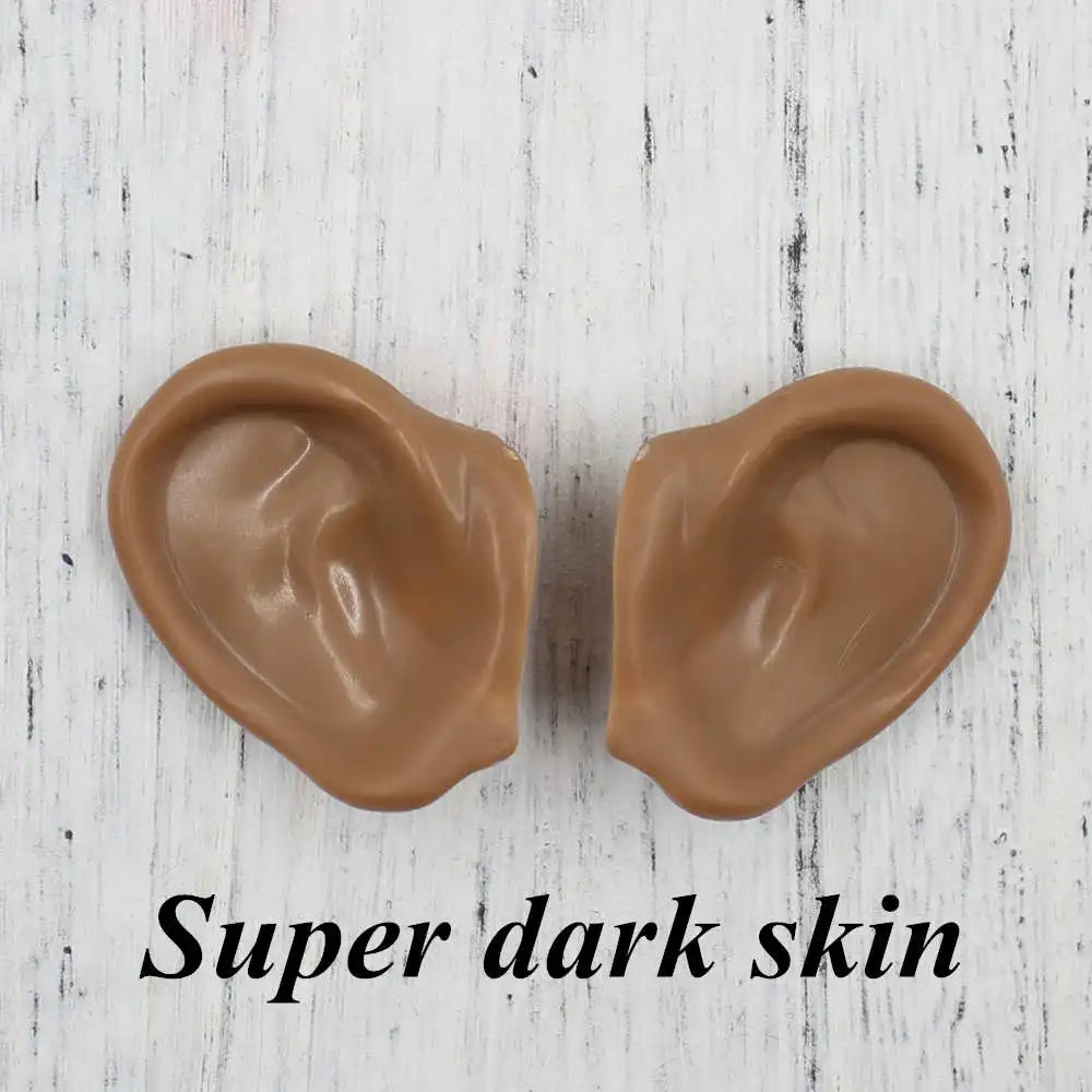 Blyth Doll 1/6 Elf and Human Plastic Ear white natural tan dark and super dark skin Suitable for 30cm doll DIY accessories Gift