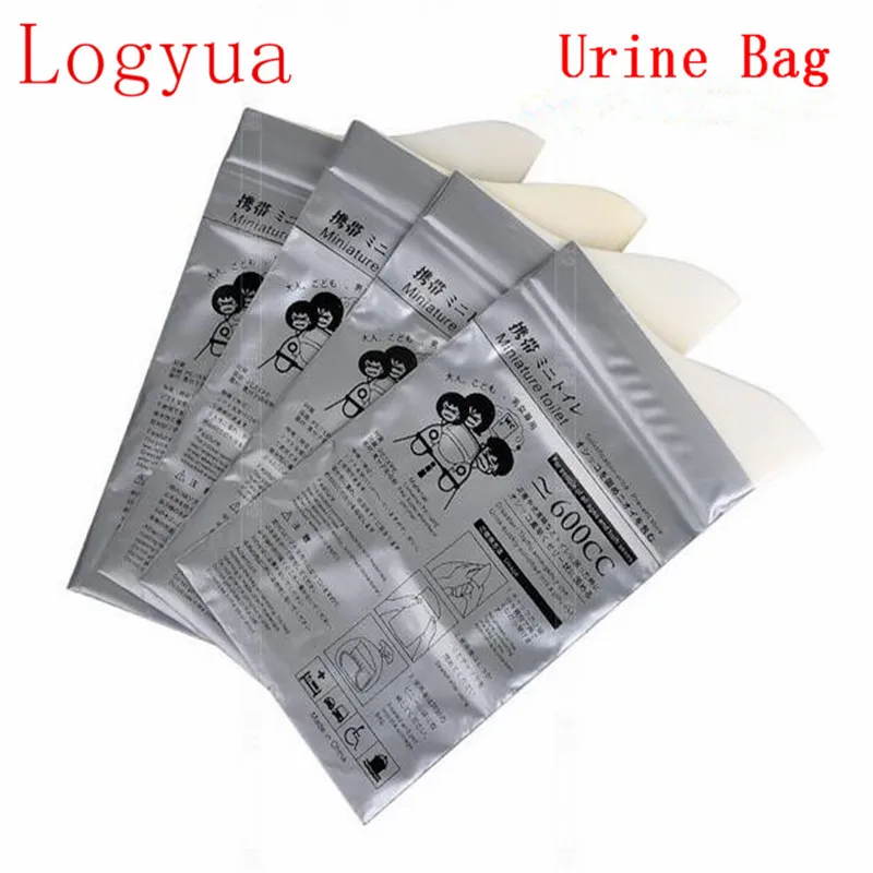 

Unisex 600CC Disposable Urine Bags Storage Bag For Car Outdoor Travel Emergency Mini Toilet 100pcs = 25 bags