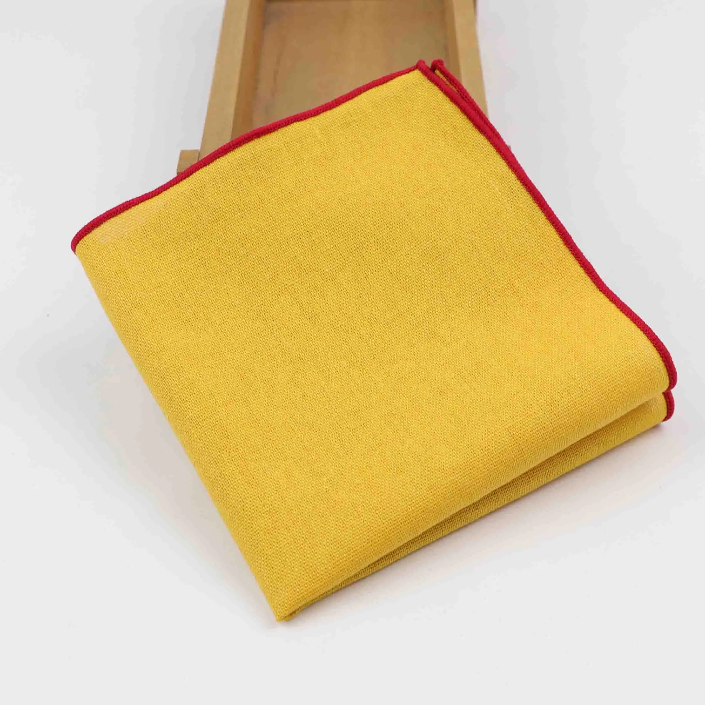 Men's Solid Cotton Handkerchiefs Pocket Square