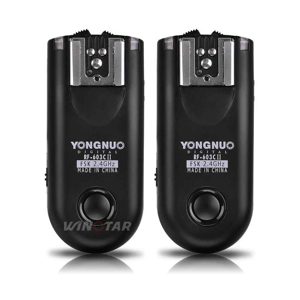 YONGNUO RF-603 II C1 Radio Wireless Remote Flash Trigger for Canon EOS R8 R7 R6 850D 800D 760D 750D 700D 77D 1300D 80D 70D 90D