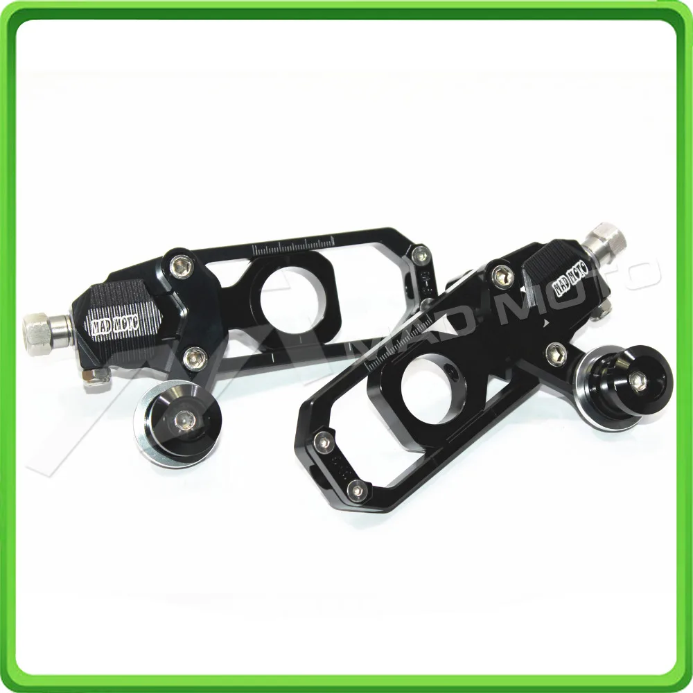 

Motorcycle Chain Tensioner Adjuster with paddock bobbins fit for HONDA CBR 1000 RR CBR1000RR 2004 2005 2006 2007 Black