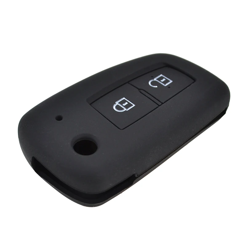 AX For Nissan X-Trail Juke Qashqai Micra Pulsar 2014 2015 2016 2017 2018 2 Button Silicone Car Remote Key Fob Shell Cover Case