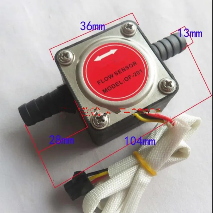 LOUCHEN ZM NEW 13mm Gear Flow Sensor Liquid Fuel Oil  Counter Diesel Gasoline