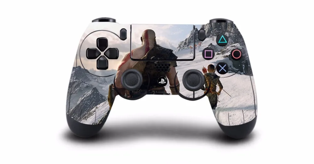 1pcs God of War 4 PS4 Skin Sticker Decal Vinyl For Sony PS4 PlayStation 4 Dualshock 4 Controller Skin Stickers