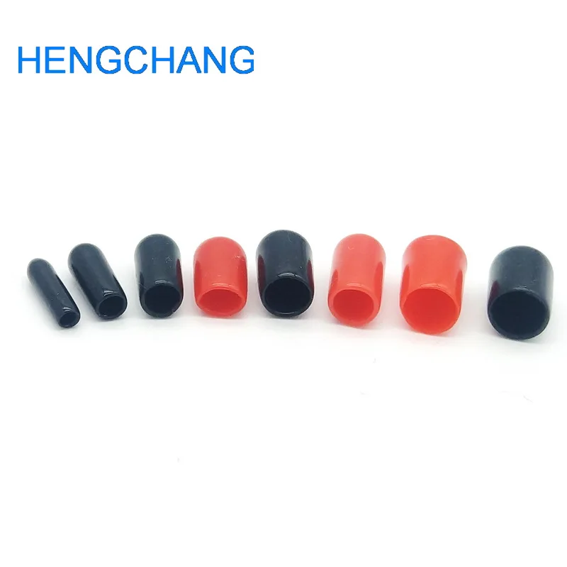 2mm 3mm 4mm 5mm 6mm 8mm Protective Cover Rubber Cover Dust Cap For SMA Connector Or Metal Tubes Screwdriver Handle 100Pcs/lot