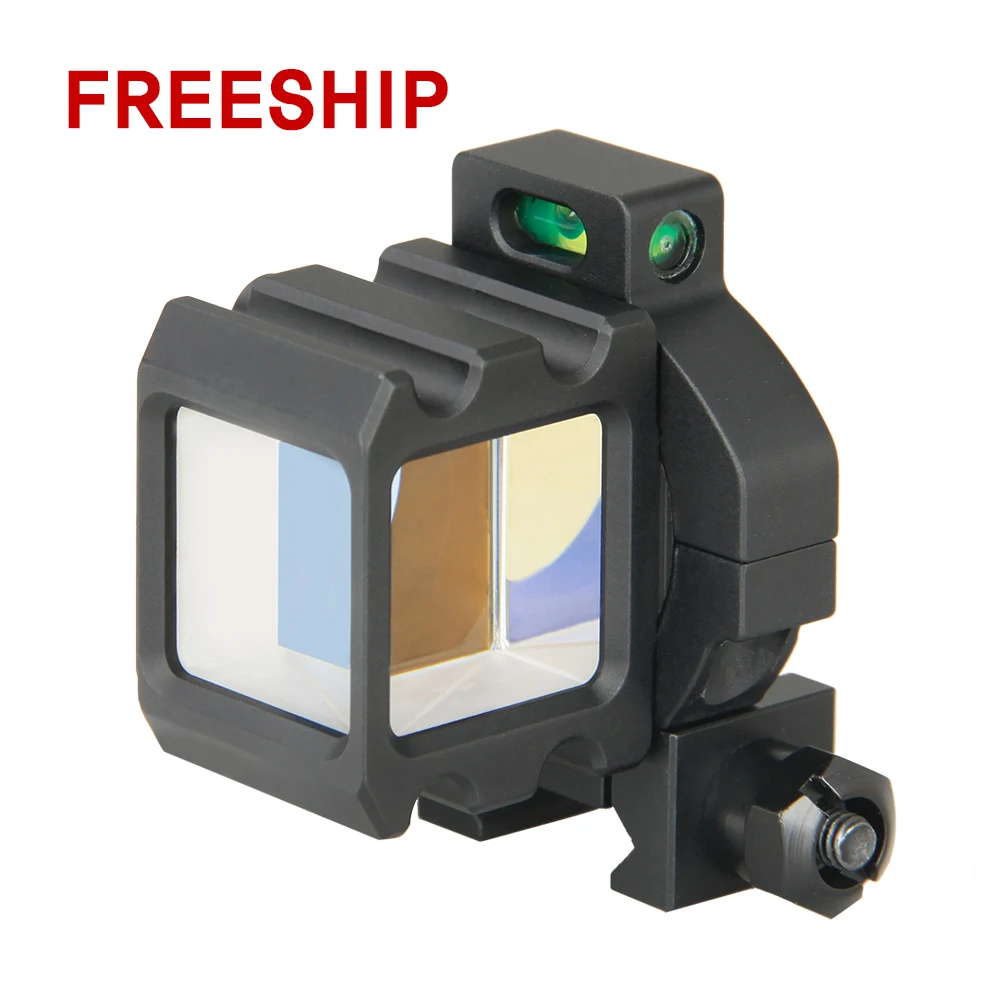 Freeship E.T Dragon, PP1-0401 Angle Space Sight, Full Metal Reflect Mirror Corner Sight, 360 Rotate For Reddot Rifle Scope