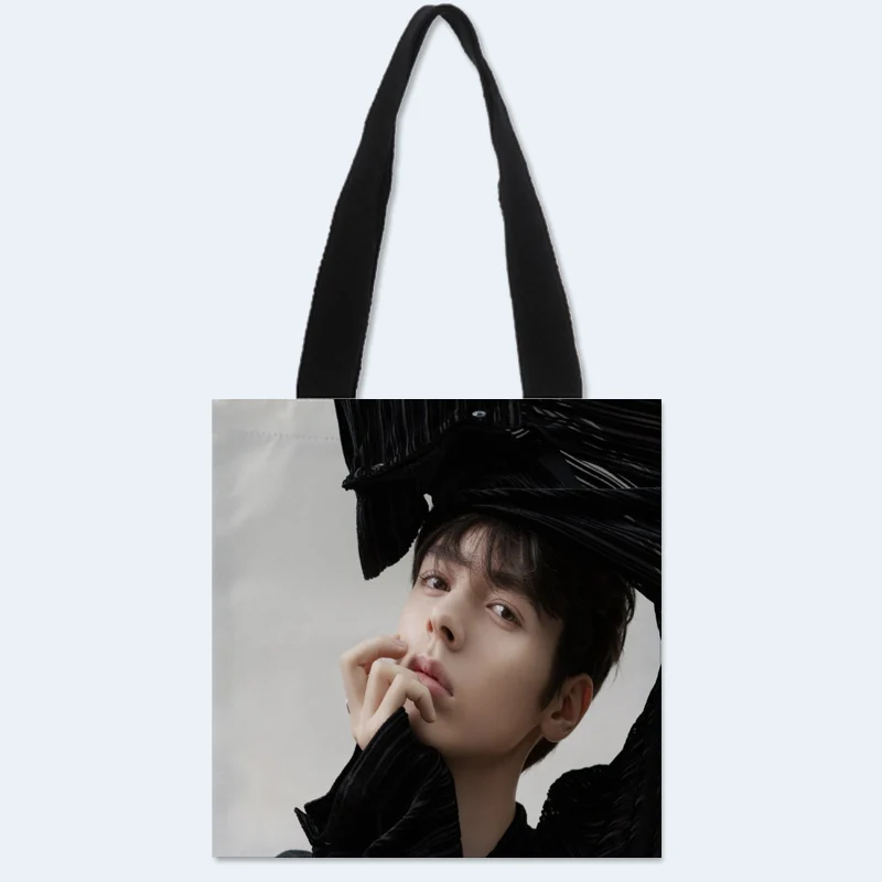 Nova chegada custom Kristian kostov impressão lona bolsa de ombro feminina bolsa de compras feminina lona saco de praia tote