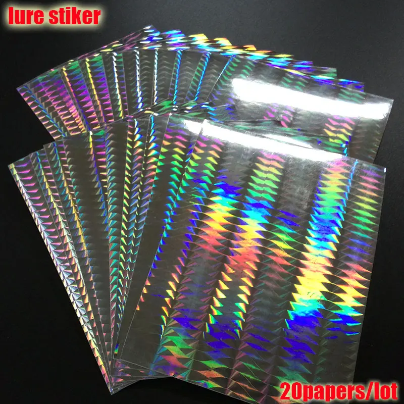 Pegatinas Holográficas para Señuelos de Pesca – 4 Colores - imagen 4