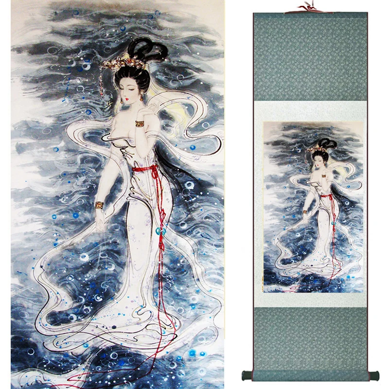 

Traditional Chinese pretty girls painting Home Office Decoration beautifull women painting Chinese painting 041105