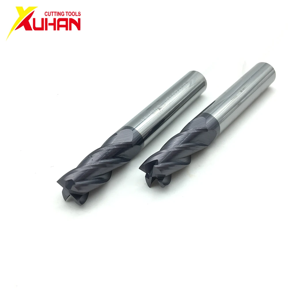 4 ขลุ่ย Φ8.0 * 8D * 60L HRC50 เครื่อง CNC เครื่องมือคาร์ไบด์ endmill ทังสเตนเครื่องตัดเหล็ก End Mill ตัดเครื่องมือ endmill