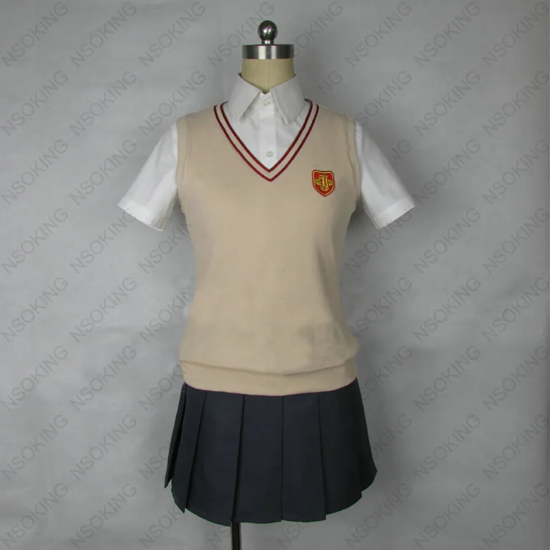 Anime Toaru Shirai Kuroko Cosplay Costume Tailor Made