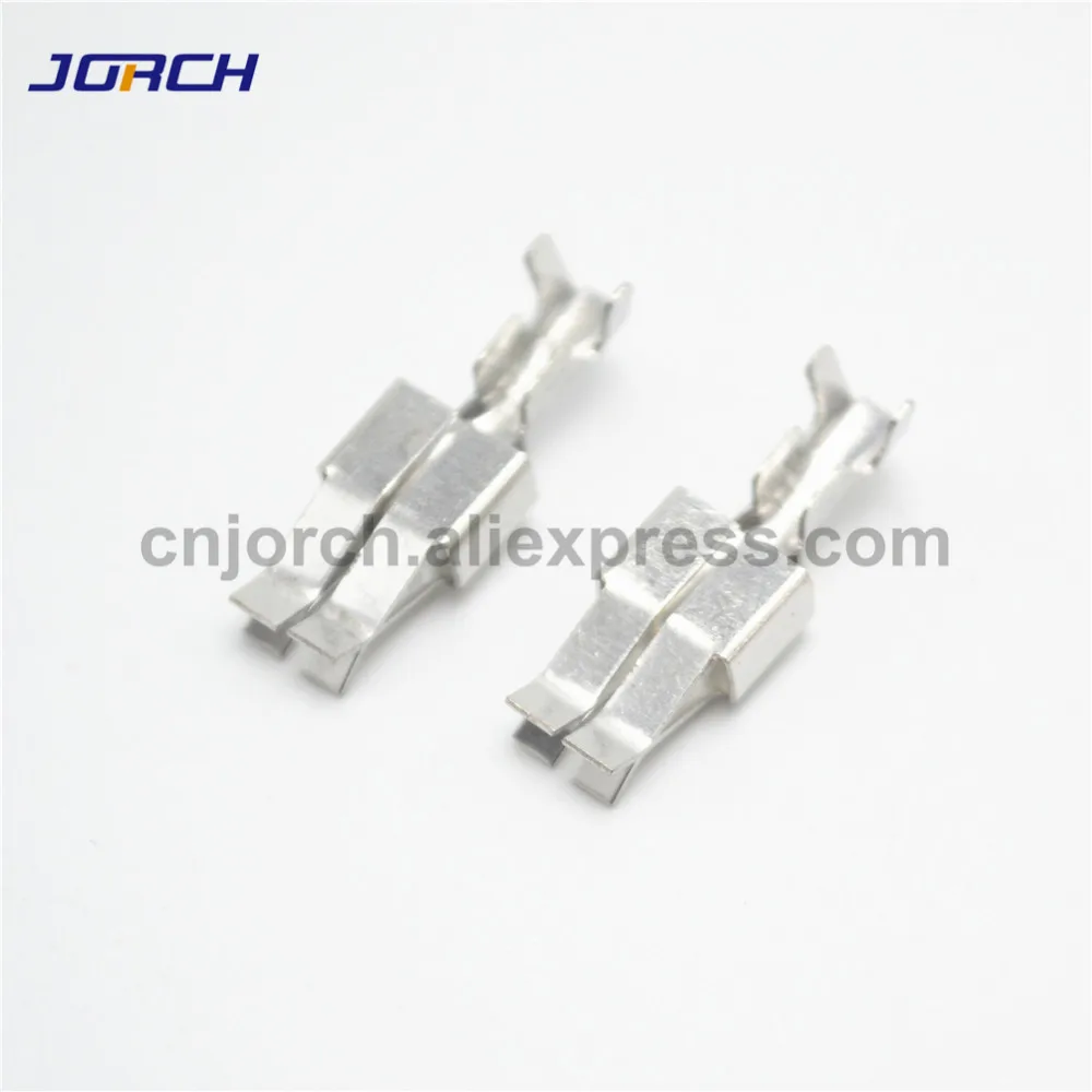 100pcs auto terminal 6.3mm wire connector pins G214 crimp terminals loose pins DJ6212-E6.3