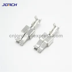 100pcs auto terminal 6.3mm wire connector pins G214 crimp terminals loose pins DJ6212-E6.3
