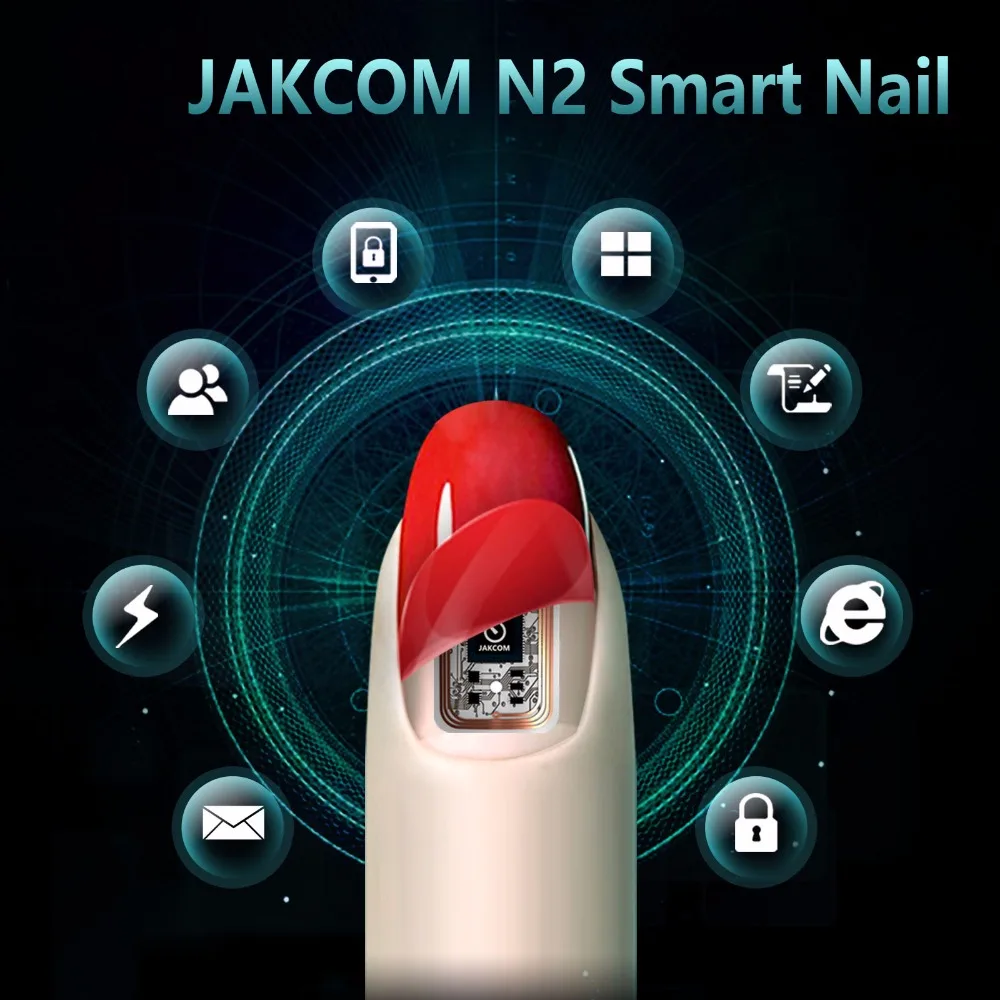 JAKCOM N2 Smart Nail New Multifunction Product Of Intelligent Accessories No Charge Required New NFC Smart Wearable Gadget