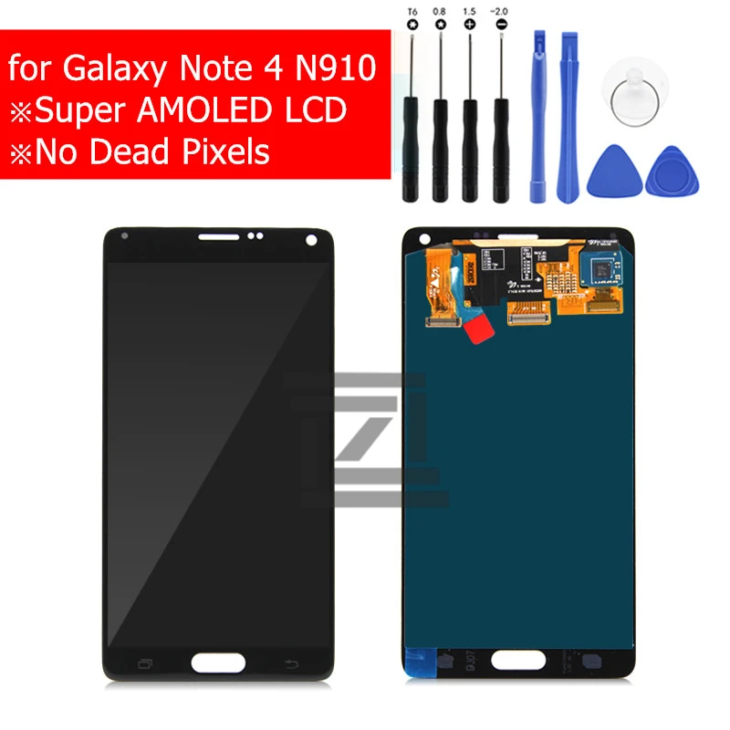 for Samsung Galaxy Note 4 LCD Display Touch Screen Digitizer Assembly for Galaxy Note4 N910 N910F Replacement Replace Spare Part