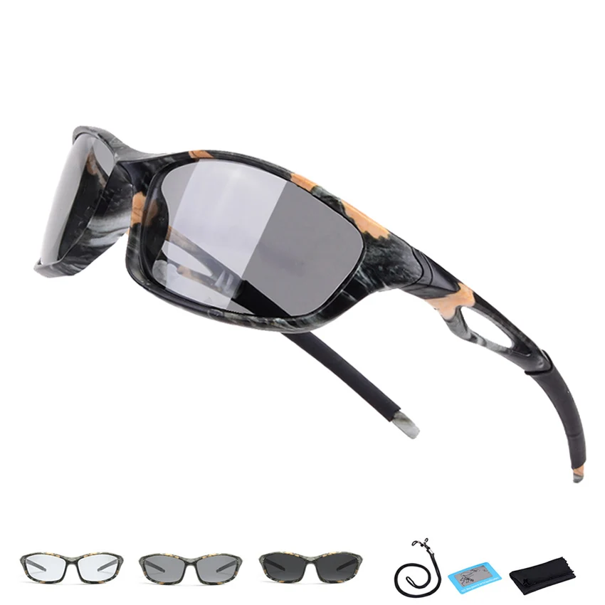 Hot Sale Polarized Photochromic Hiking Glasses Men Women UV400 Hunting Goggles Camping Eyewear Sport Climbing Fishing Sunglasses