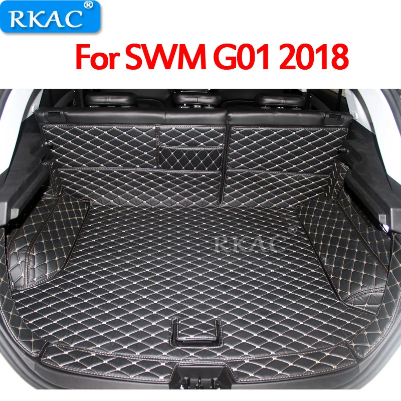 

RKAC Car Styling For SWM G01 2018 Car Boot Mat Rear Trunk Liner Cargo Floor Carpet Tray Protector Accessories Dog Pet Covers