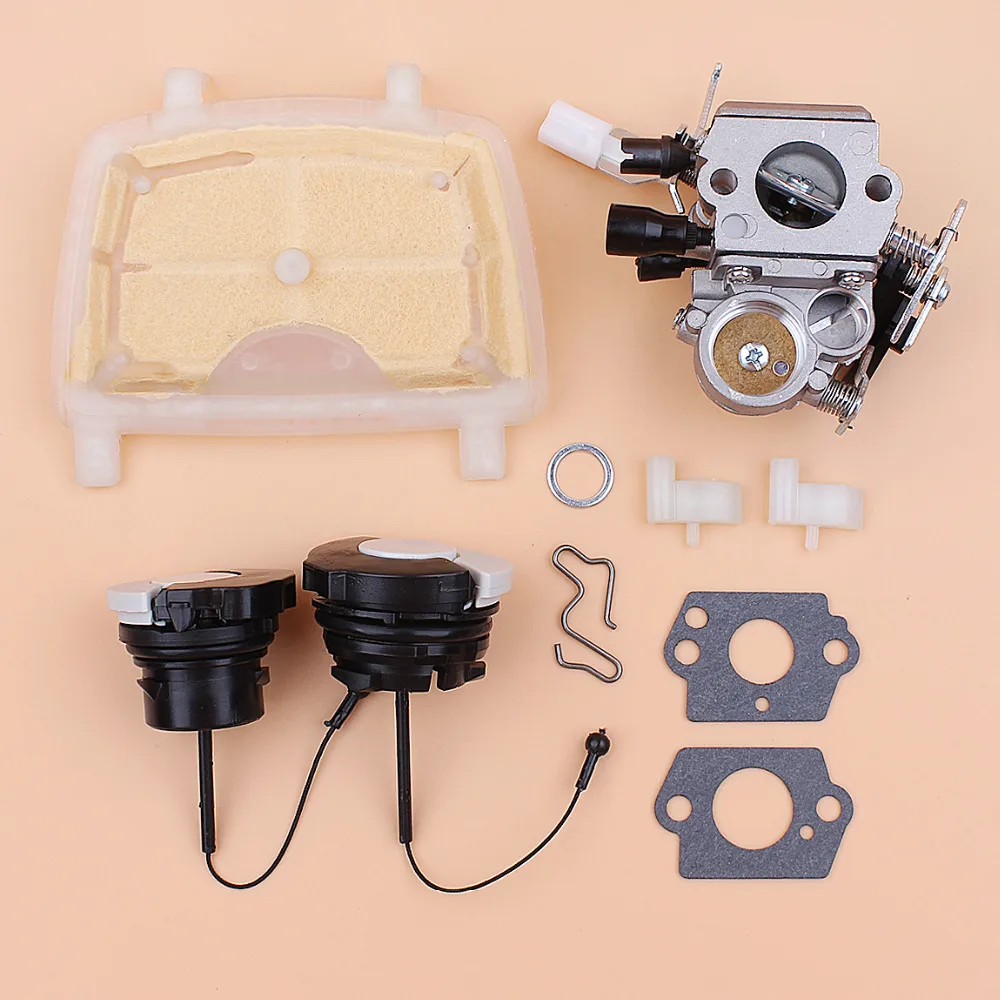 Carburetor Air Filter Fuel Oil Cap Pawl Dog Kit For STIHL MS171 MS181 MS211 MS201 MS 171 181 201 211 Chainsaw 1139 120 0619