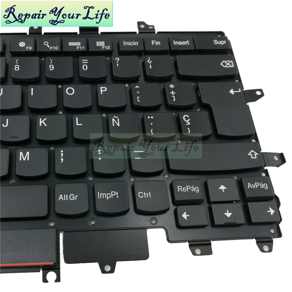 Spanish Laptop Keyboard For Lenovo Thinkpad Carbon X1 Gen 4 4th 2016 SP LA Layout with Backlit Keyboard Red Pointing 00PA707