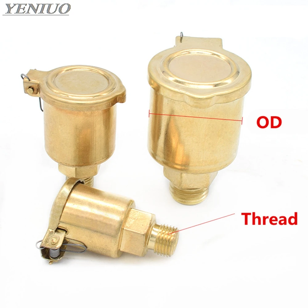 Metric Male Thread Brass Oil Cup Oil Port Cap Oiler Flip Cap Cover For Genertor Engine Bottom Brackets