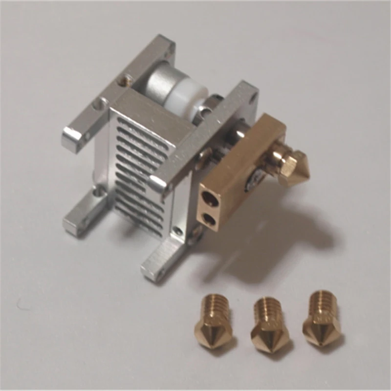 

Ultimaker 2/Extended/2+ UM2+ Olsson block nozzle kit with Heat Sink hotend header kit for DIY 3D printer 1.75/3mm filament