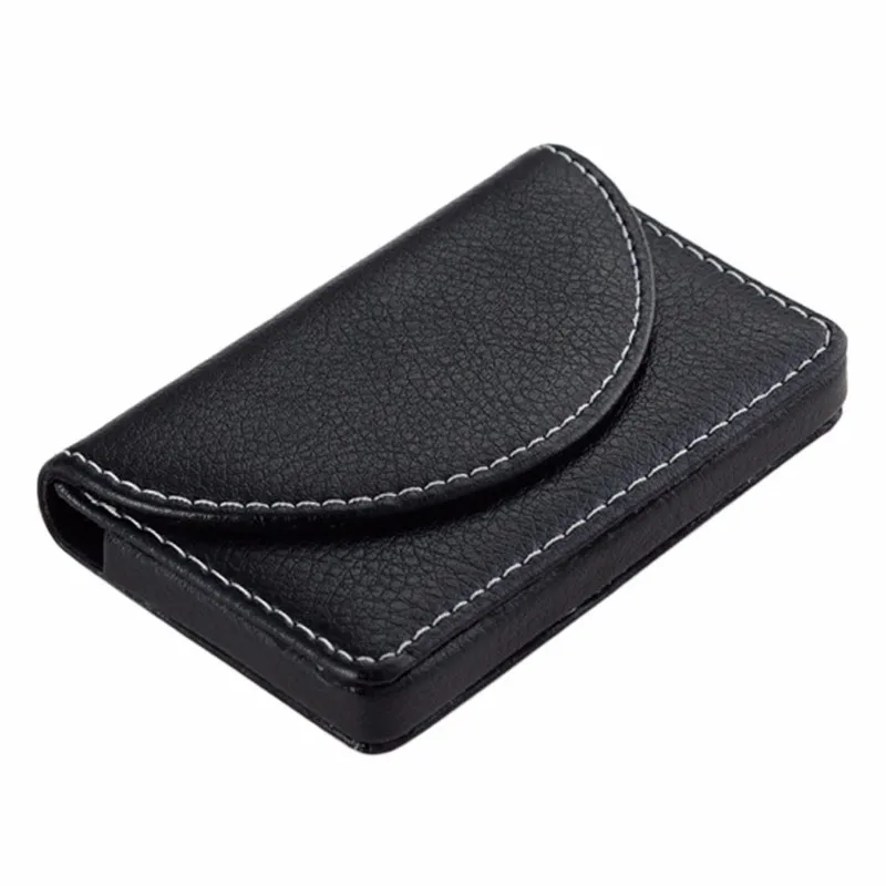 

Business Men Credit Card Holder Litchi Package ID Card Holder Card Case Waterproof Card Protector Metal Cardholder K-015