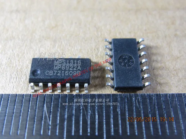 10pcs/lot MP6922AGS MP6922 SOIC14 In Stock