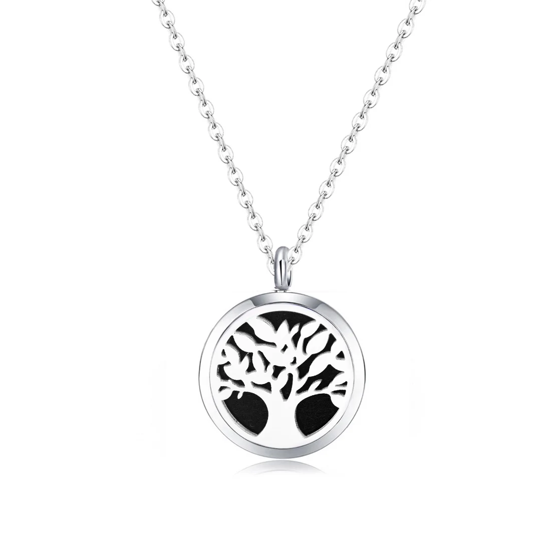 

10pcs mesinya new tree of life III (30mm) Aromatherapy / Essential Oils 316L Stainless Steel Diffuser pendant Necklace