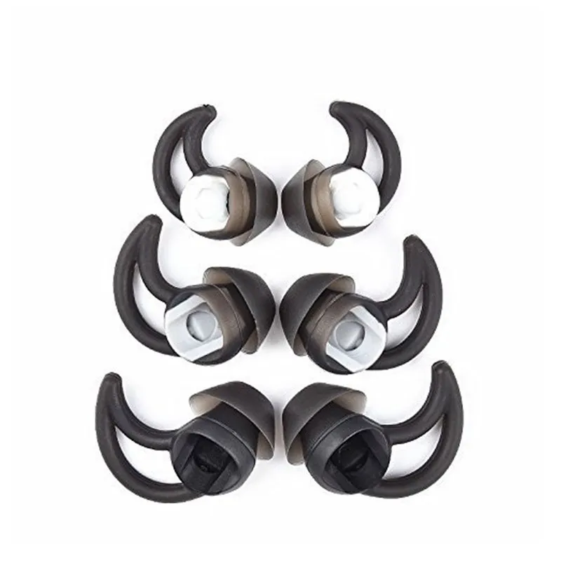 Auricolari di ricambio in silicone Auricolari per Bose QC20 QC30 SIE2 IE3 Soundsport Wileless Auricolari con cancellazione del rumore 3 paia