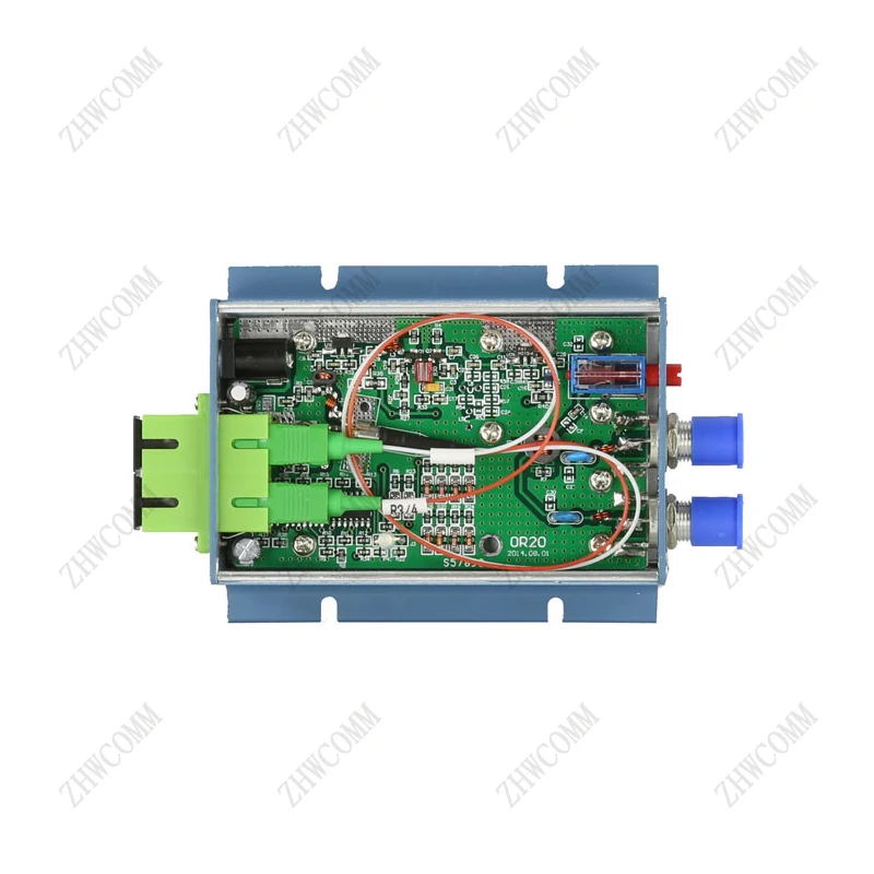 OR20ไฟเบอร์ออปติก CATV ตัวรับสัญญาณ FTTH SC APC สองทางตัวเชื่อมต่อไฟเบอร์ออปติกพร้อมพอร์ตเอาท์พุต2พอร์ต WDM สำหรับ PON WDM