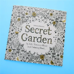 24 Pages Secret Garden English Edition Coloring Book for Children Adult Relieve Stress Kill Time Painting Drawing Book