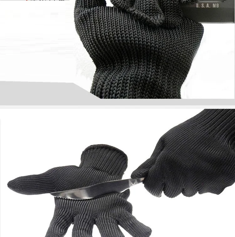 2018 nuovo arrivo guanti da uomo guanti antitaglio Handschuhe guanti di sicurezza antiabrasione resistenti al taglio da lavoro tattici
