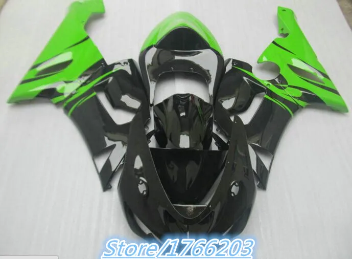 

Tank Cover For KAWASAKI green black NINJA 05-06 ZX6R ZX 6R ZX636 ZX-6R 05 06 2005 2006 HOT Green Fairing Ning