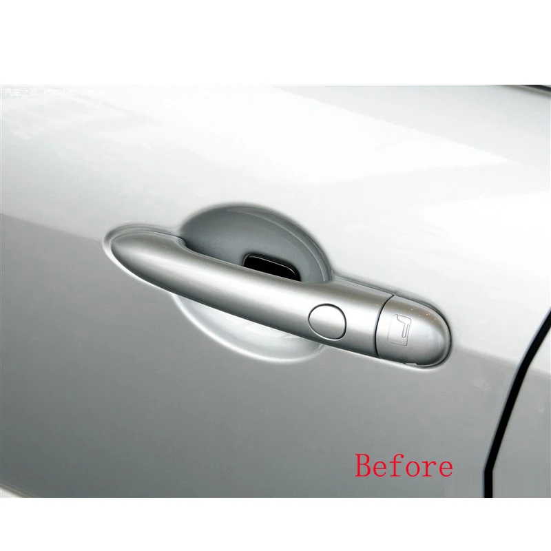 For Renault LAGUNA 3 III 2009 2011 2012 ABS chrome Door handle catch cover Trim cap auto accessories 8pcs