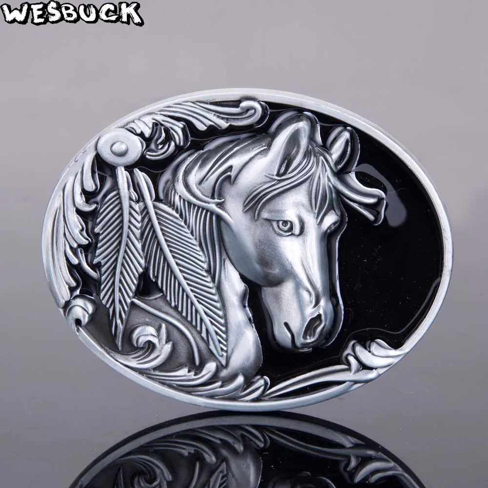 

WesBuck Brand Horse Belt Buckle Metal Western Buckles Cowboy Hebillas Para Cinturones