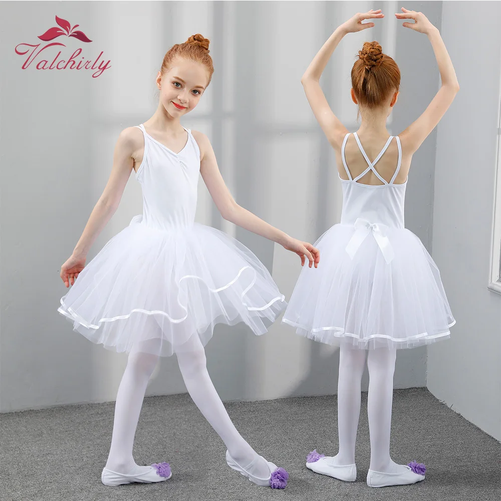 Girl Ballet Style Dance Leotard Princess Tutu Dress Good Quality Kids Ballerina Bodysuit Fairy Party Costumes