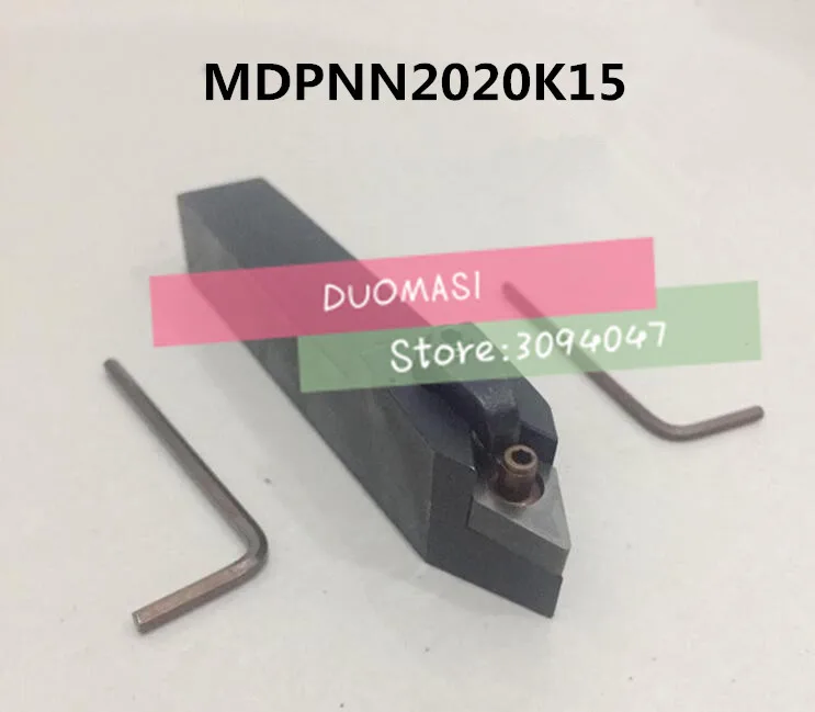 

MDPNN2020K15 CNC Turning Lathe Machine Tools Lathe Cutting Tools 62.5 degrees External Turning Tool Holder 20*20*125MM