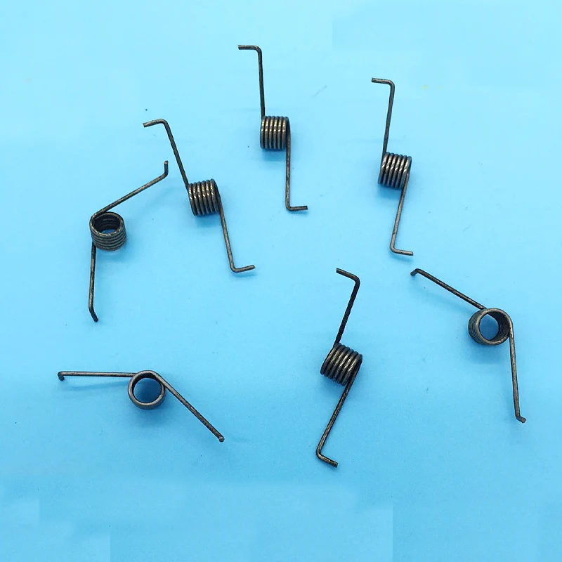 

torsion spring 0.9 wire diameter outside diameter 7mm 6 cylinder number Stainless steel pressure torsional spring 100pcs