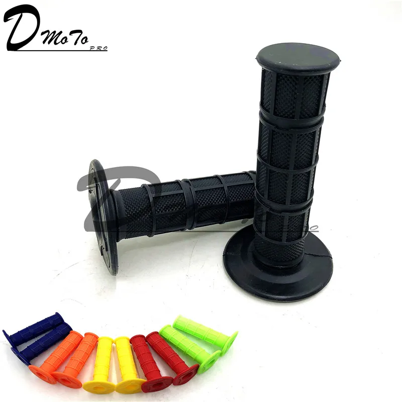 6 Color Gel Rubber Handlebar Grips For CRF YZF WRF KXF KLX   RMZ Pit Dirt Bike Motocross Motorcycle Enduro MX Offroad